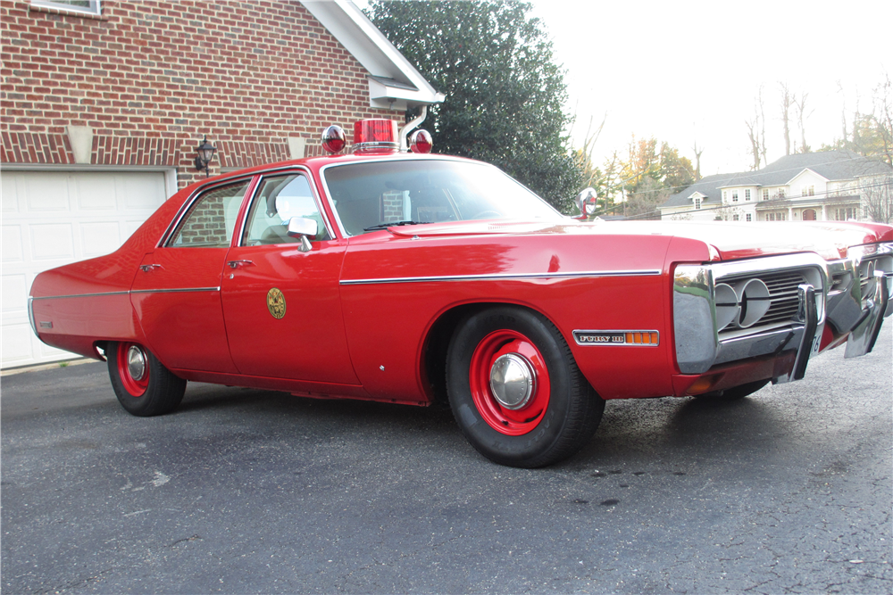 1972 PLYMOUTH FURY III 4-DOOR SEDAN