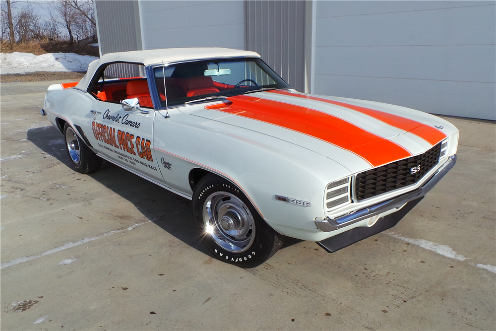 1969 CHEVROLET CAMARO INDY PACE CAR RS/SS CONVERTIBLE