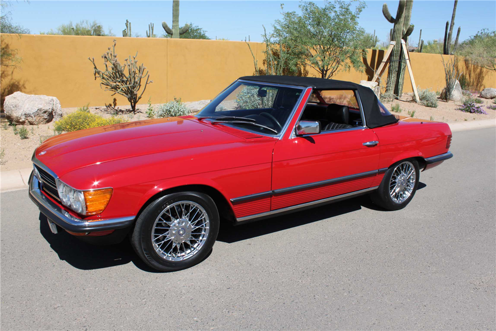 1985 MERCEDES-BENZ 380SL CONVERTIBLE