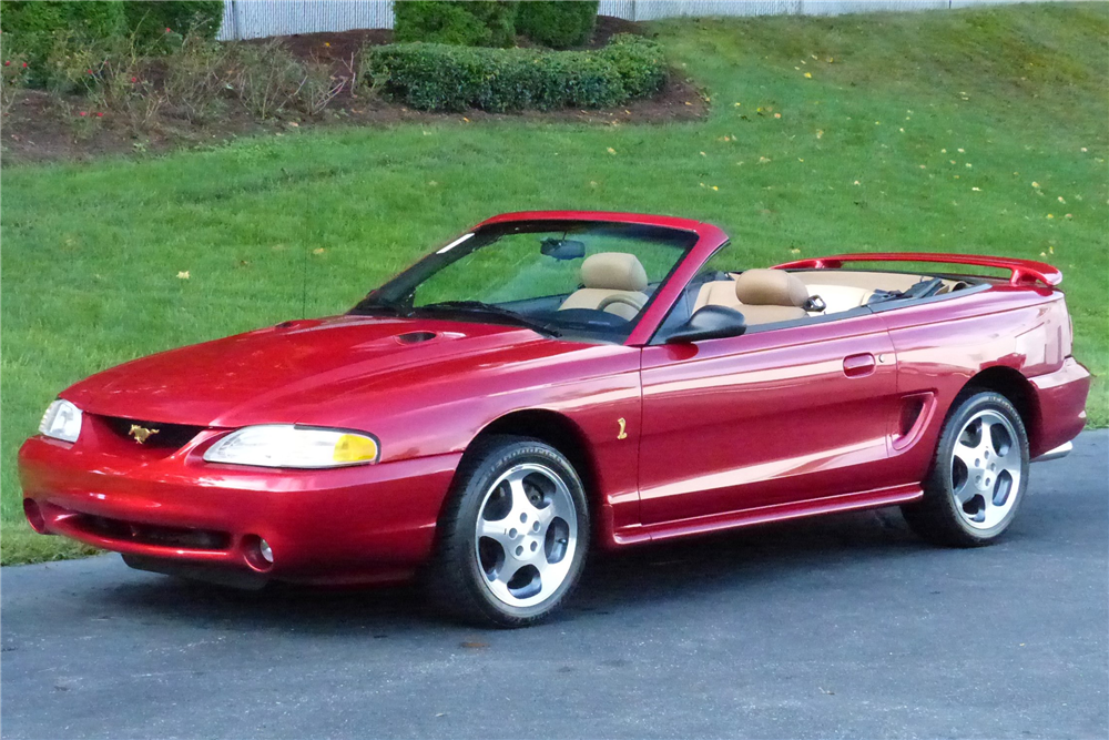 1996 FORD MUSTANG COBRA CONVERTIBLE