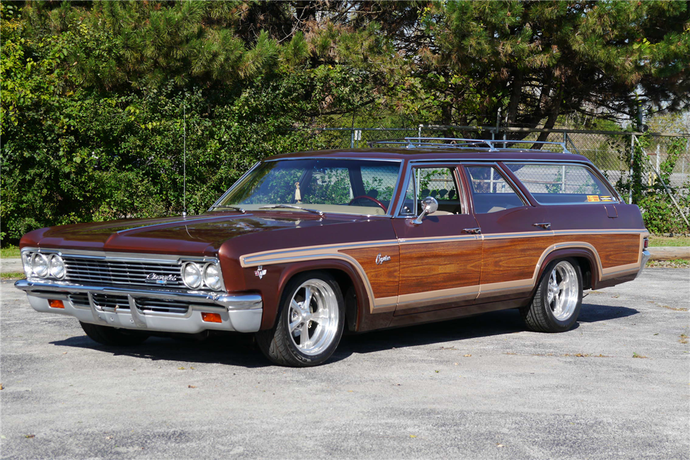 1966 CHEVROLET CAPRICE CUSTOM WOODY WAGON