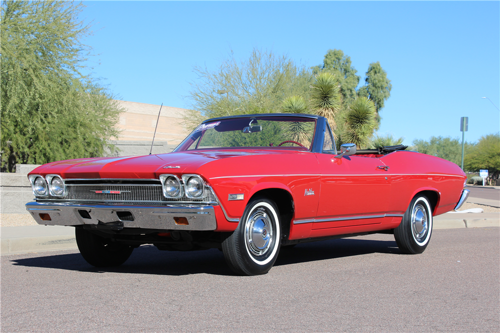 1968 CHEVROLET CHEVELLE MALIBU CONVERTIBLE