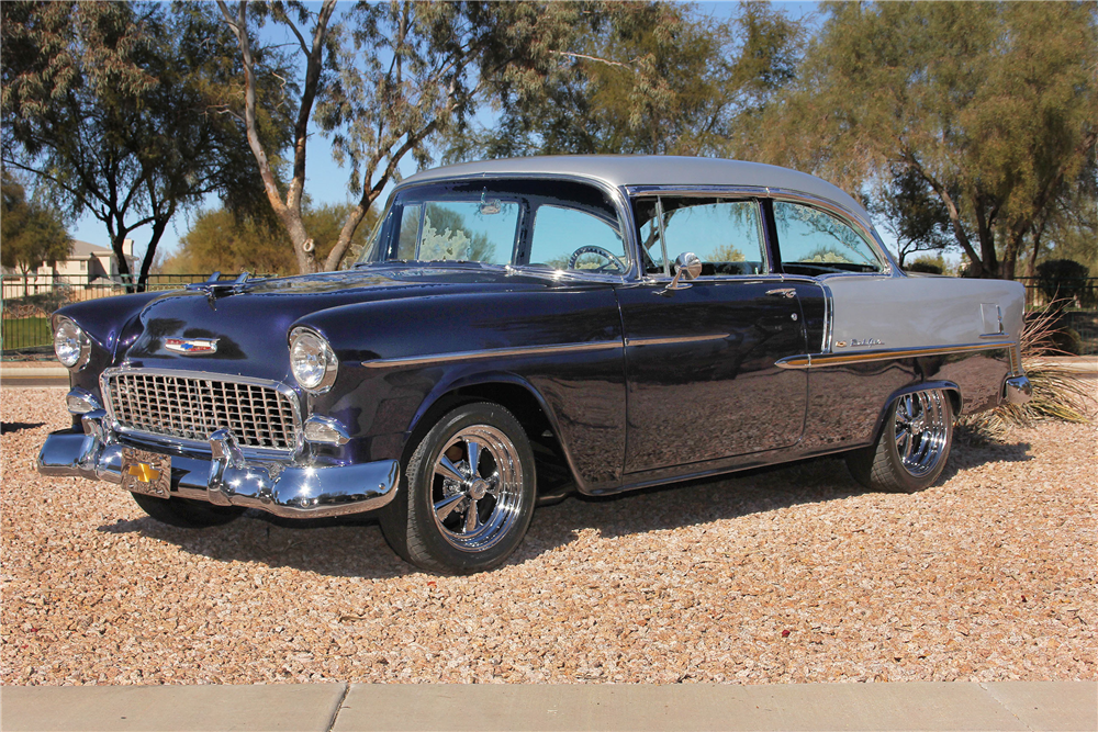 1955 CHEVROLET BEL AIR CUSTOM 2-DOOR POST