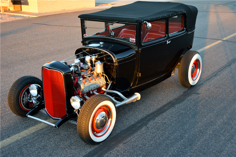 1928 FORD CUSTOM SEDAN CONVERTIBLE