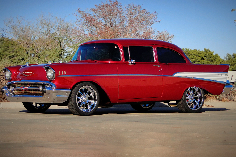 1957 CHEVROLET 210 CUSTOM 2-DOOR POST