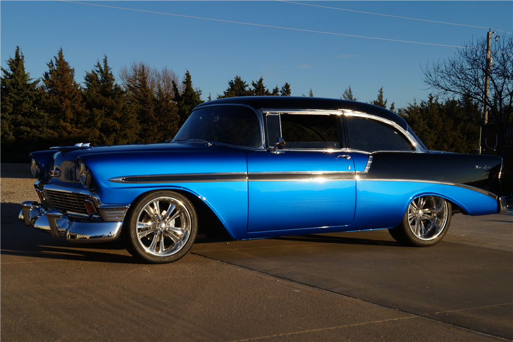 1956 CHEVROLET BEL AIR CUSTOM 2-DOOR POST