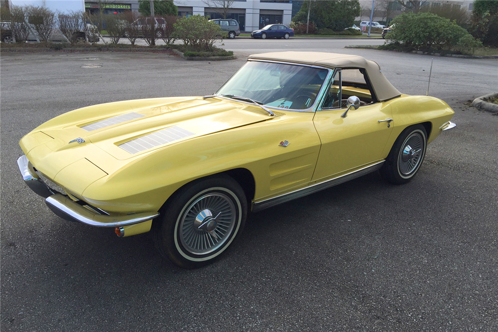 1963 CHEVROLET CORVETTE 327/300 CONVERTIBLE