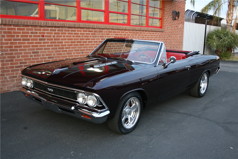 1966 CHEVROLET CHEVELLE MALIBU CUSTOM CONVERTIBLE