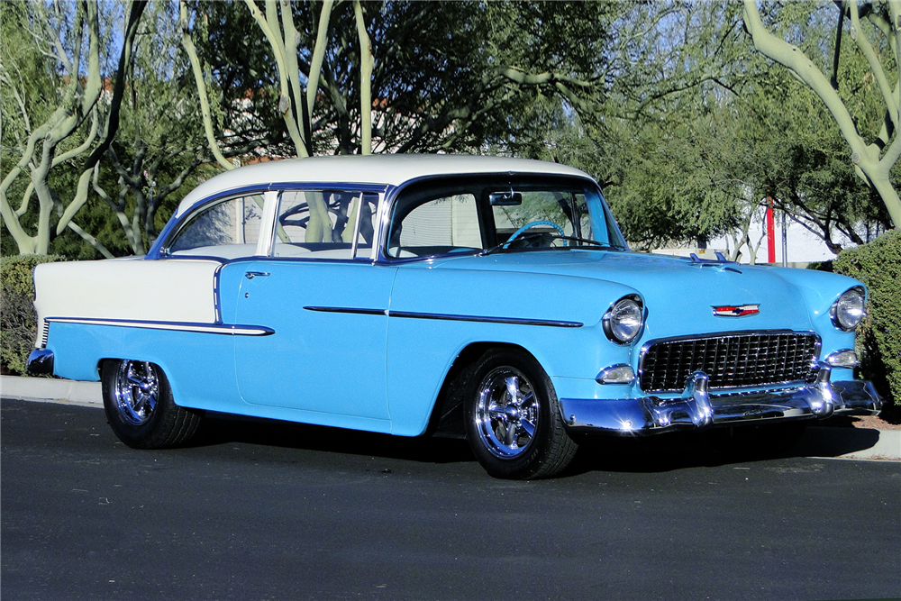 1955 CHEVROLET BEL AIR CUSTOM 2-DOOR POST