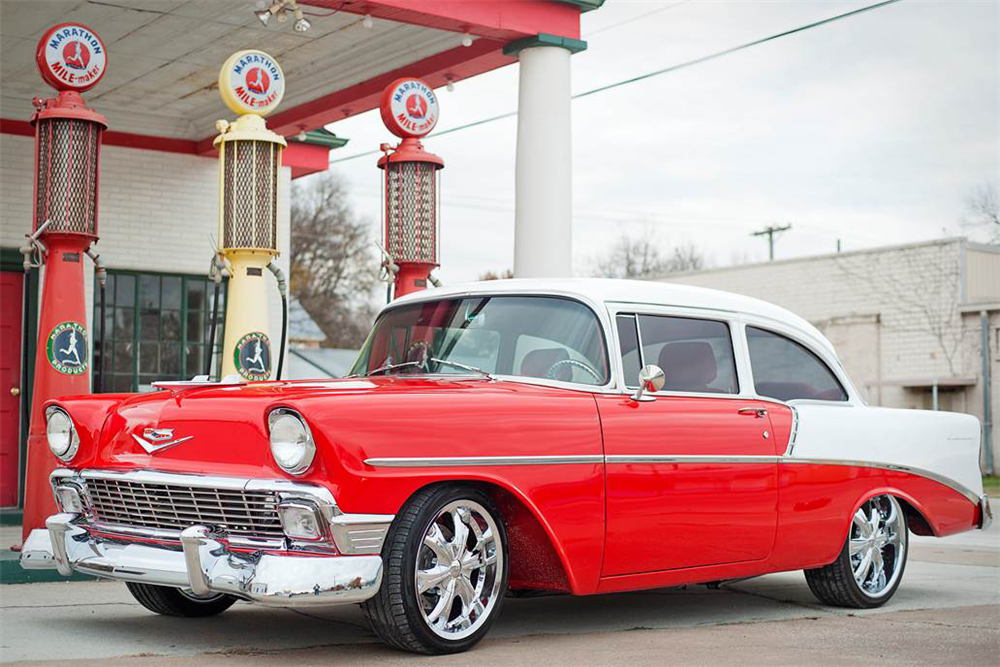 1956 CHEVROLET 210 CUSTOM 2-DOOR POST