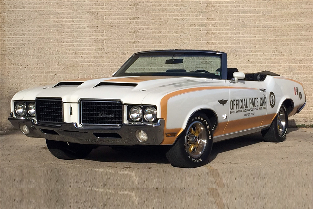 1972 OLDSMOBILE HURST PACE CAR CONVERTIBLE