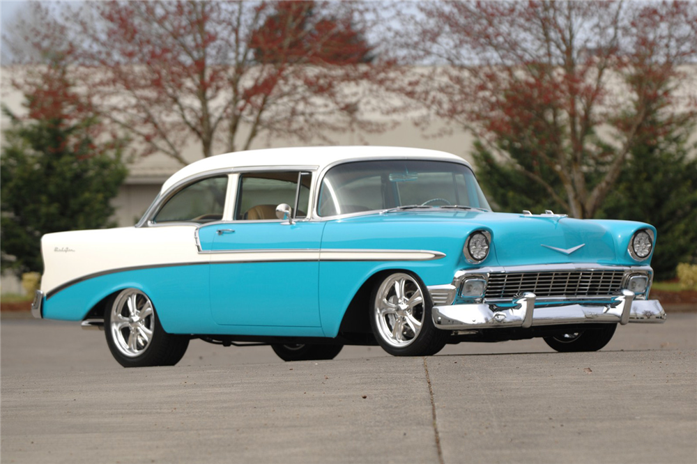 1956 CHEVROLET BEL AIR CUSTOM 2-DOOR POST