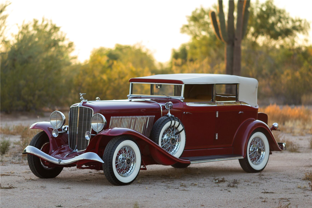 1933 AUBURN 12 161A SALON PHAETON CONVERTIBLE