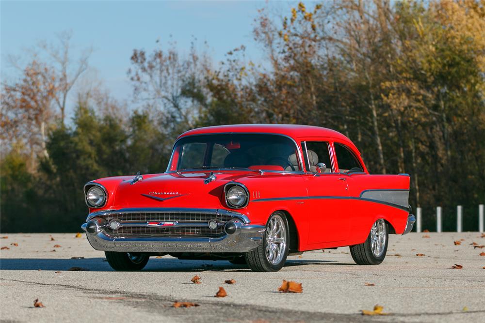 1957 CHEVROLET CUSTOM 2-DOOR POST