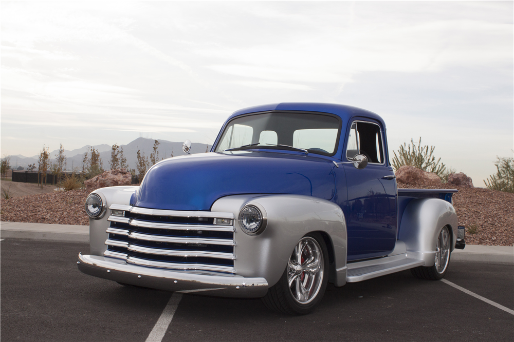 1952 CHEVROLET 5-WINDOW CUSTOM PICKUP