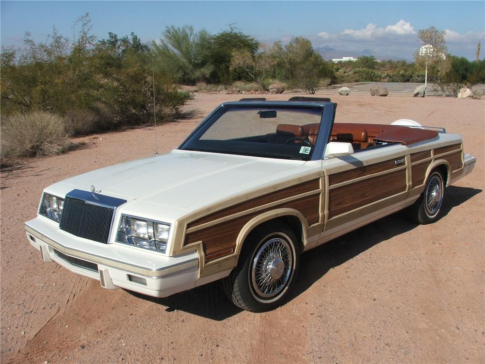 1983 CHRYSLER LEBARON TOWN & COUNTRY CONVERTIBLE