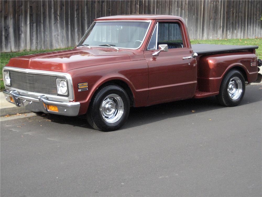 1971 CHEVROLET SHORT BED STEPSIDE CUSTOM PICKUP