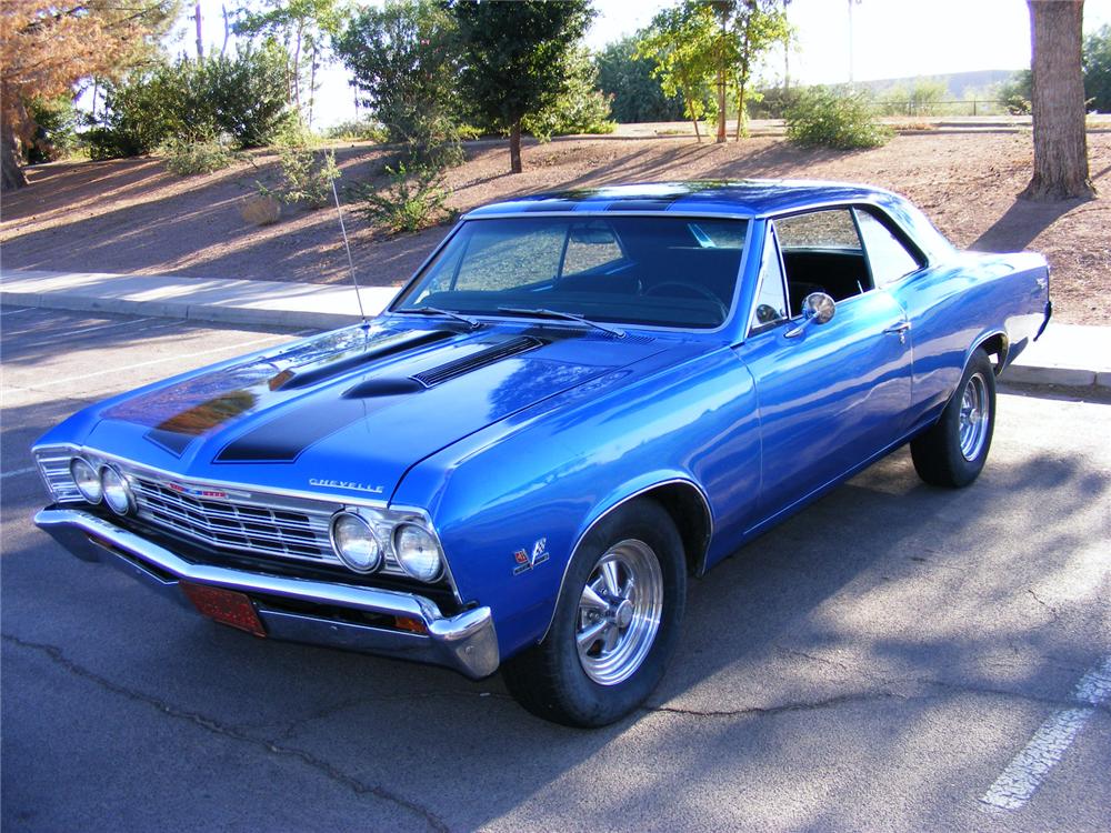 1967 CHEVROLET CHEVELLE MALIBU CUSTOM 2 DOOR COUPE