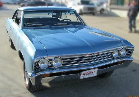 1967 CHEVROLET CHEVELLE MALIBU 2 DOOR HARDTOP