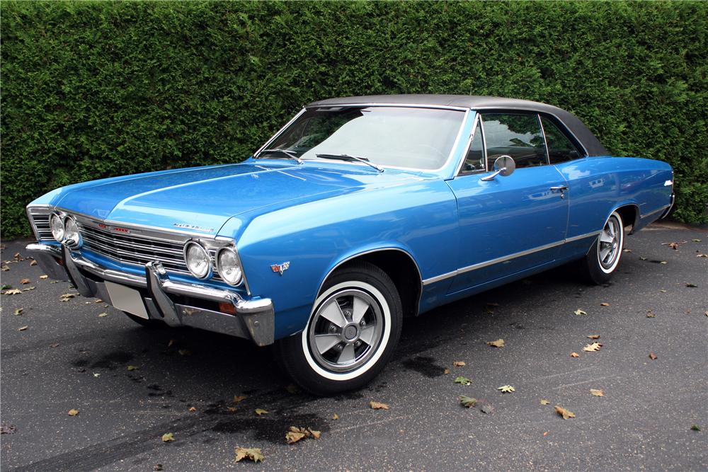 1967 CHEVROLET CHEVELLE MALIBU 2 DOOR HARDTOP