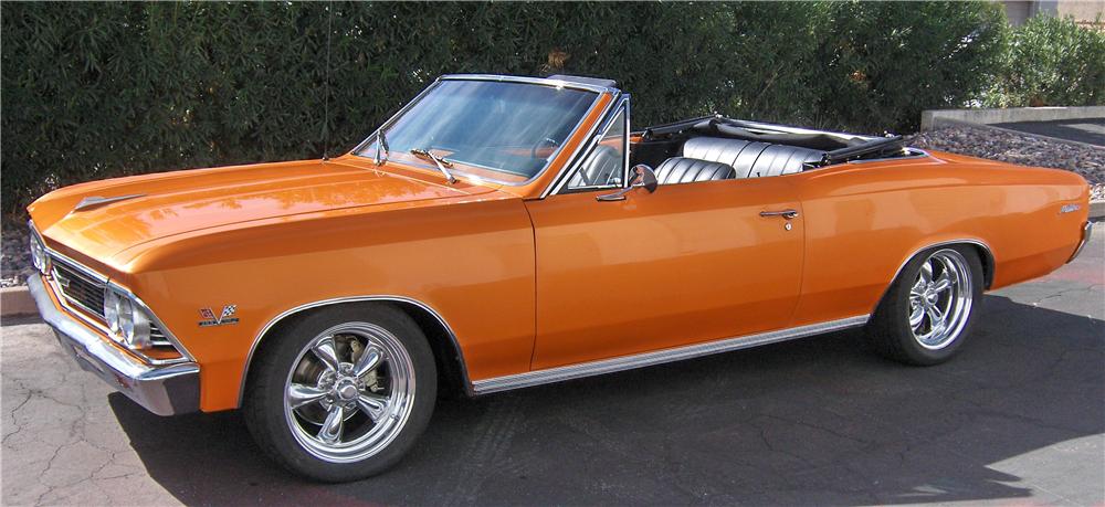 1966 CHEVROLET CHEVELLE MALIBU CUSTOM CONVERTIBLE