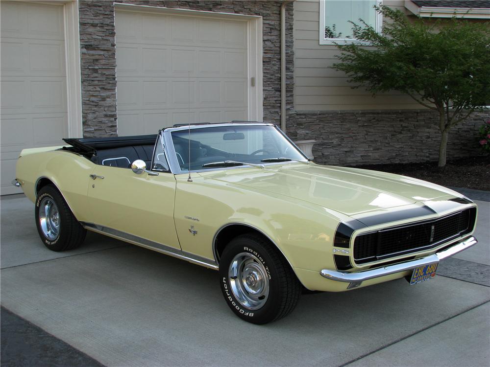 1967 CHEVROLET CAMARO RS CONVERTIBLE