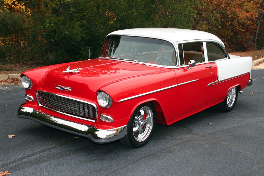 1955 CHEVROLET BEL AIR CUSTOM 2 DOOR SEDAN