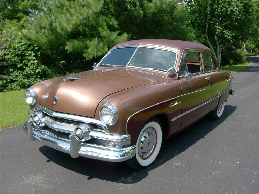 1951 FORD CRESTLINE 2 DOOR SEDAN