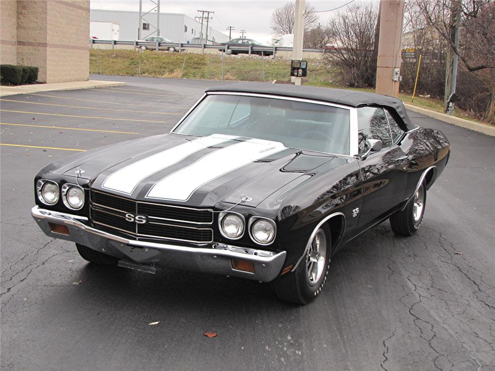 1970 CHEVROLET CHEVELLE MALIBU 2 DOOR CONVERTIBLE