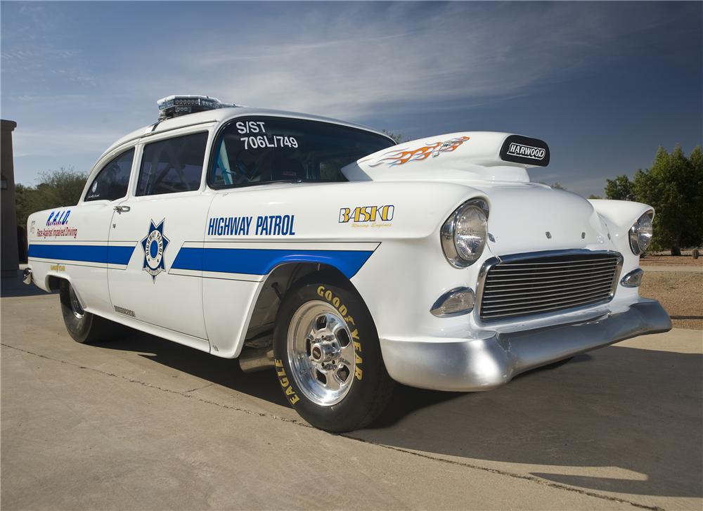 1955 CHEVROLET 150 CUSTOM 2 DOOR COUPE DRAG CAR