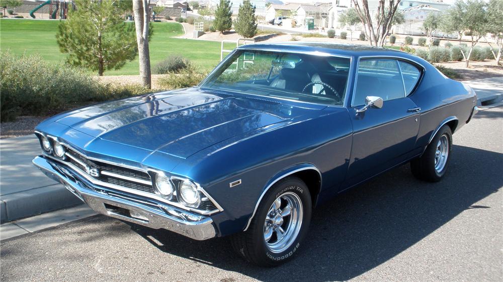 1969 CHEVROLET CHEVELLE CUSTOM 2 DOOR HARDTOP