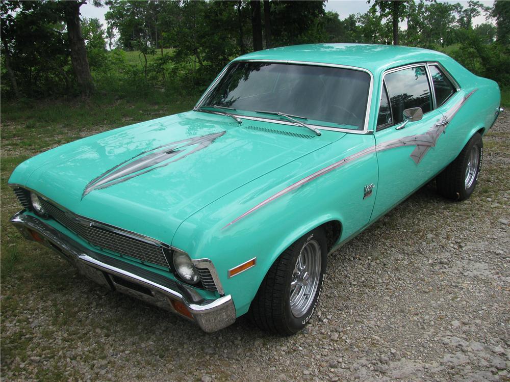 1972 CHEVROLET NOVA CUSTOM 2 DOOR HARDTOP