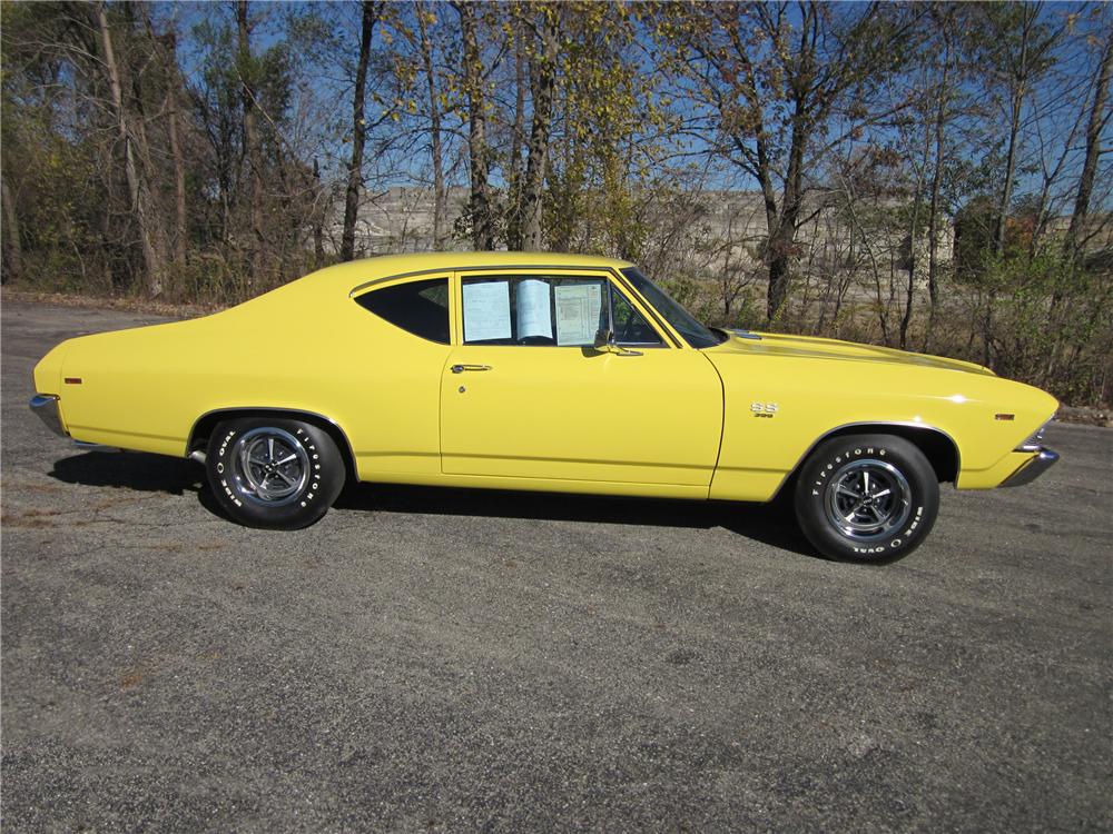 1969 CHEVROLET CHEVELLE 300 DELUXE 2 DOOR PILLAR COUPE