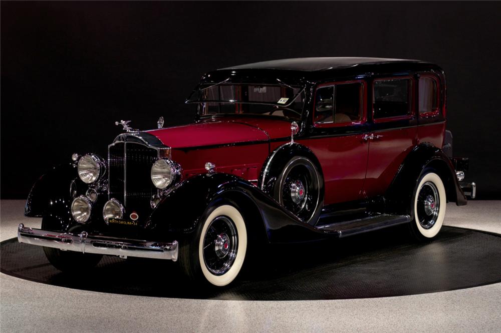 1934 PACKARD EIGHT SERIES II 4 DOOR SEDAN