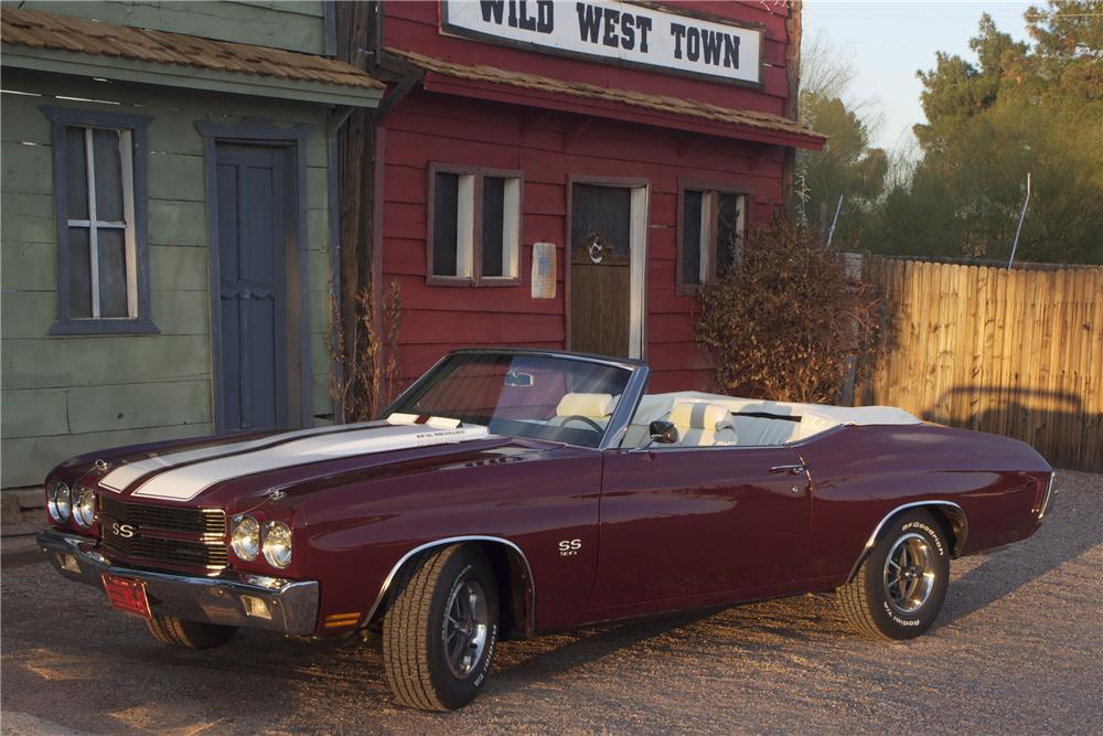 1970 CHEVROLET CHEVELLE MALIBU SS CONVERTIBLE