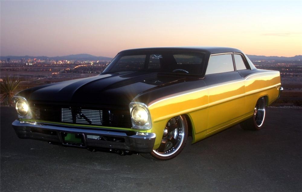 1966 CHEVROLET NOVA CUSTOM 2 DOOR COUPE