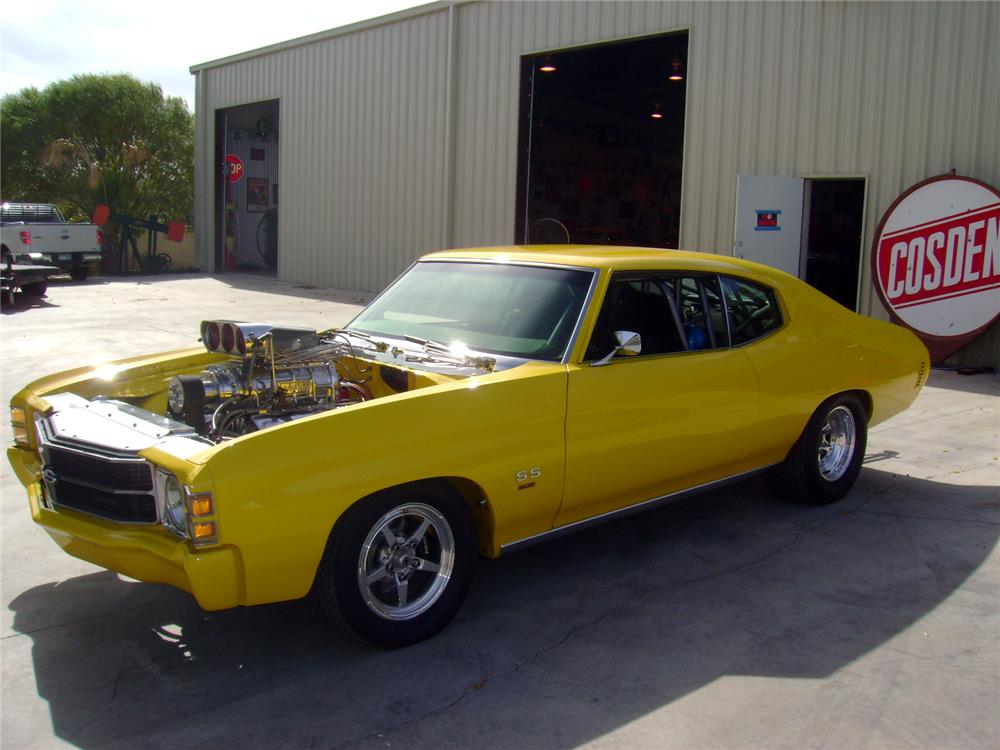 1971 CHEVROLET CHEVELLE CUSTOM 2 DOOR COUPE