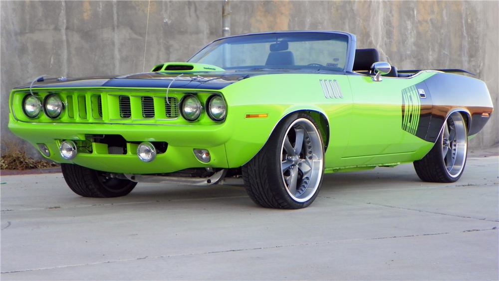 1971 PLYMOUTH BARRACUDA CUSTOM CONVERTIBLE