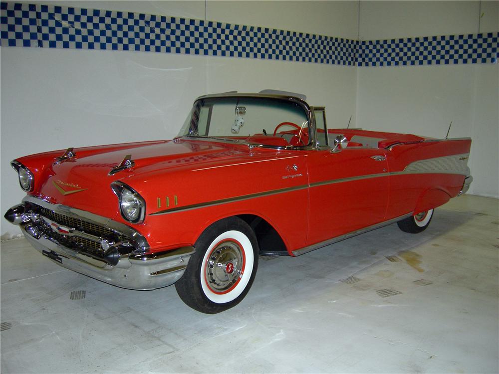 1957 CHEVROLET BEL AIR FI CONVERTIBLE