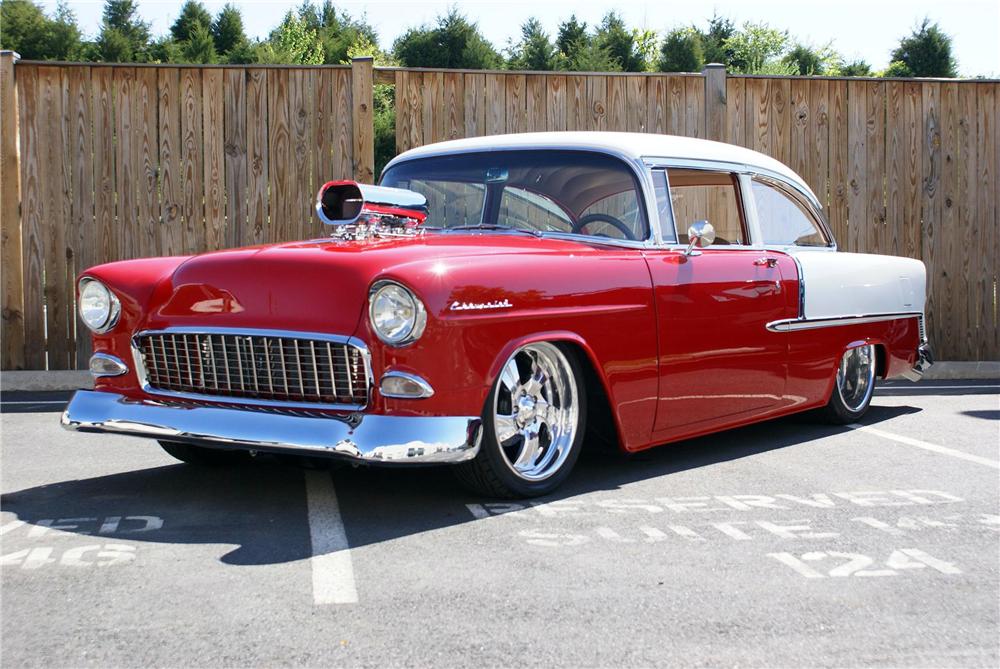 1955 CHEVROLET 210 CUSTOM 2 DOOR SEDAN