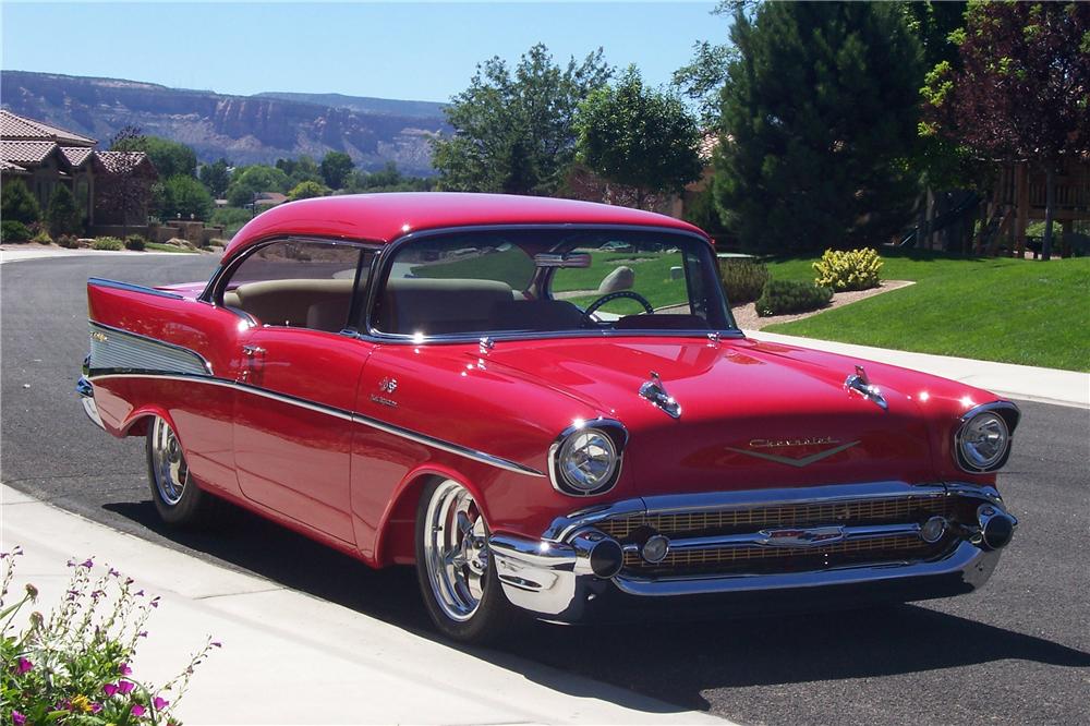 1957 CHEVROLET BEL AIR CUSTOM 2 DOOR HARDTOP