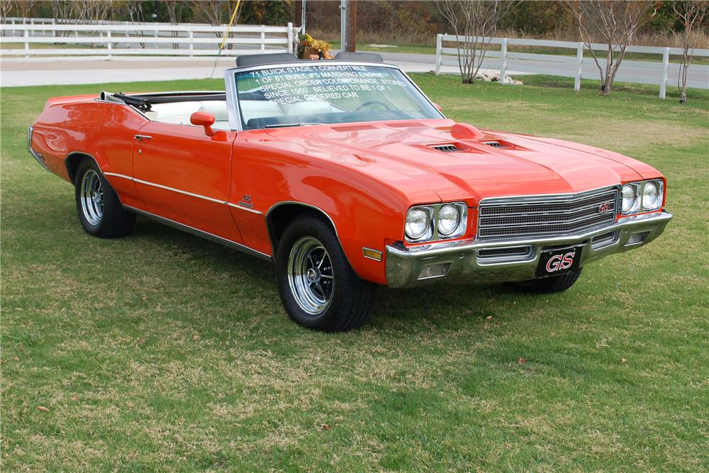 1971 BUICK GS455 CONVERTIBLE