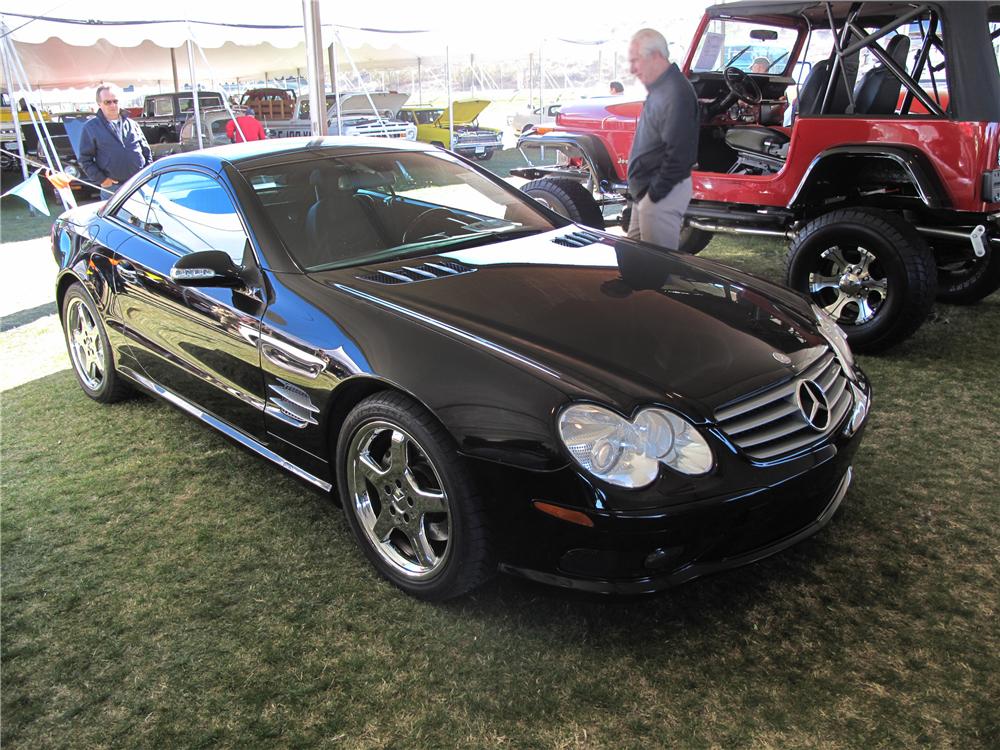 2003 MERCEDES-BENZ SL500 CONVERTIBLE