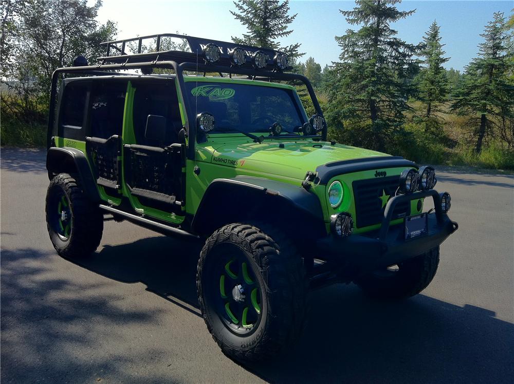 2010 JEEP WRANGLER CUSTOM 4 DOOR SUV