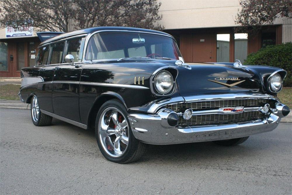 1957 CHEVROLET CUSTOM 4 DOOR STATION WAGON