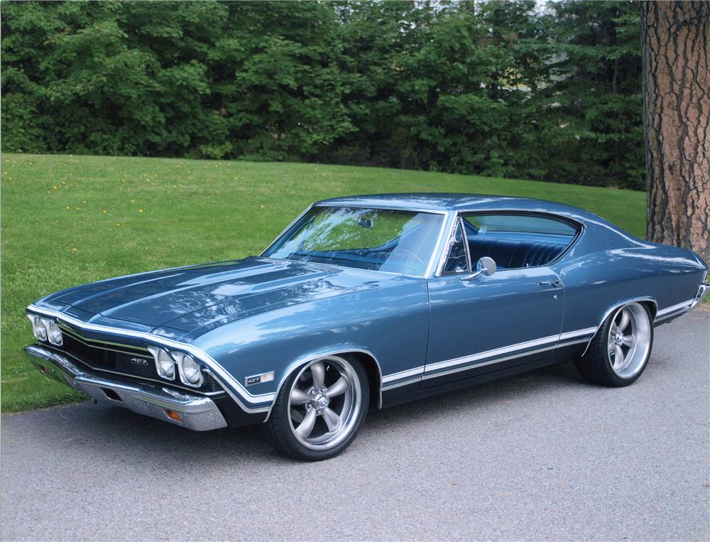 1968 CHEVROLET CHEVELLE MALIBU CUSTOM 2 DOOR HARDTOP