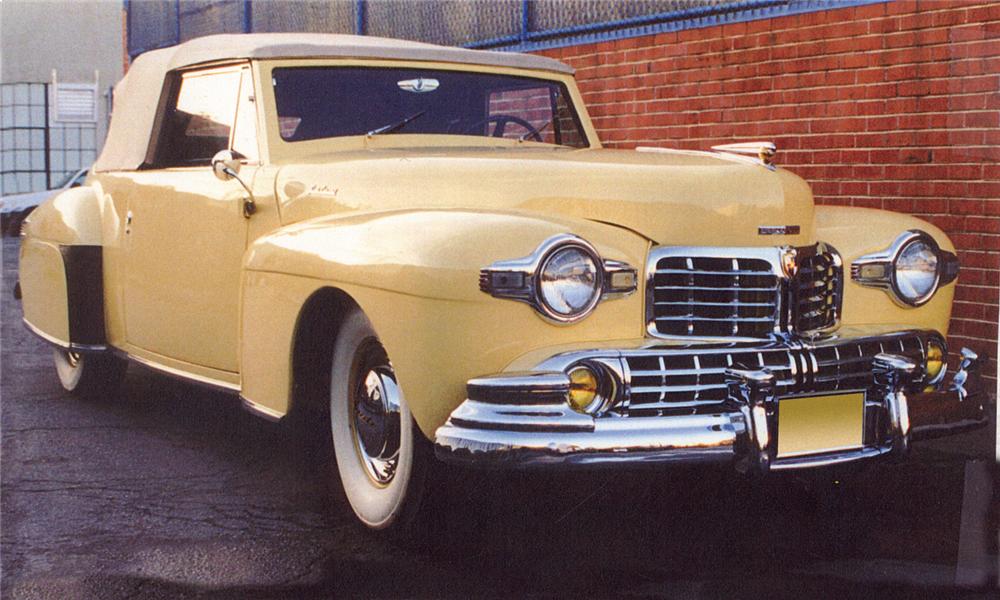 1948 LINCOLN CONTINENTAL CONVERTIBLE