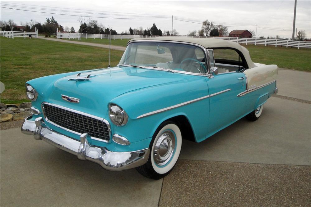 1955 CHEVROLET BEL AIR 2 DOOR CONVERTIBLE