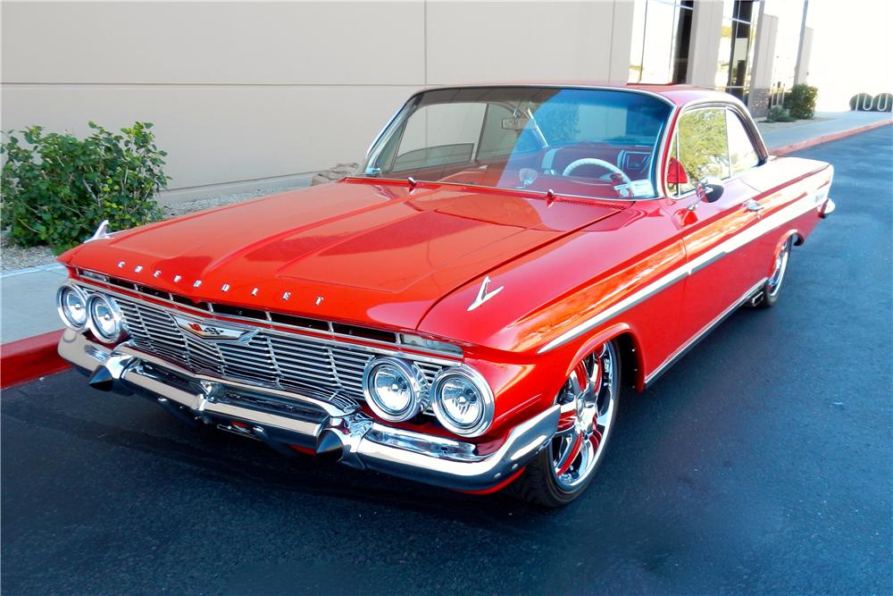 1961 CHEVROLET IMPALA CUSTOM 2 DOOR COUPE on Thursday @ 09:00 PM