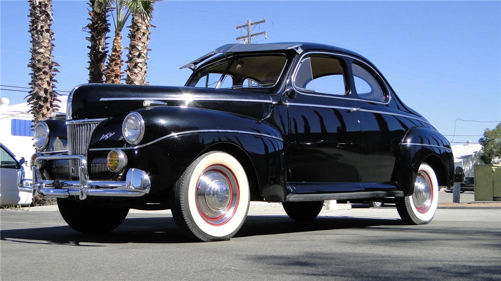 1941 FORD SUPER DELUXE 3 PASSENGER BUSINESS COUPE